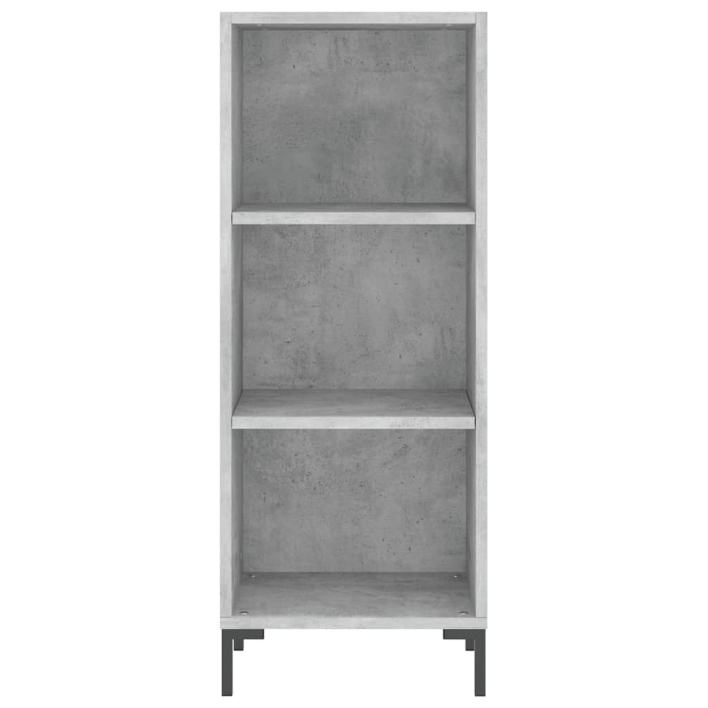 Skap Betonggrå 34,5x34x180 cm