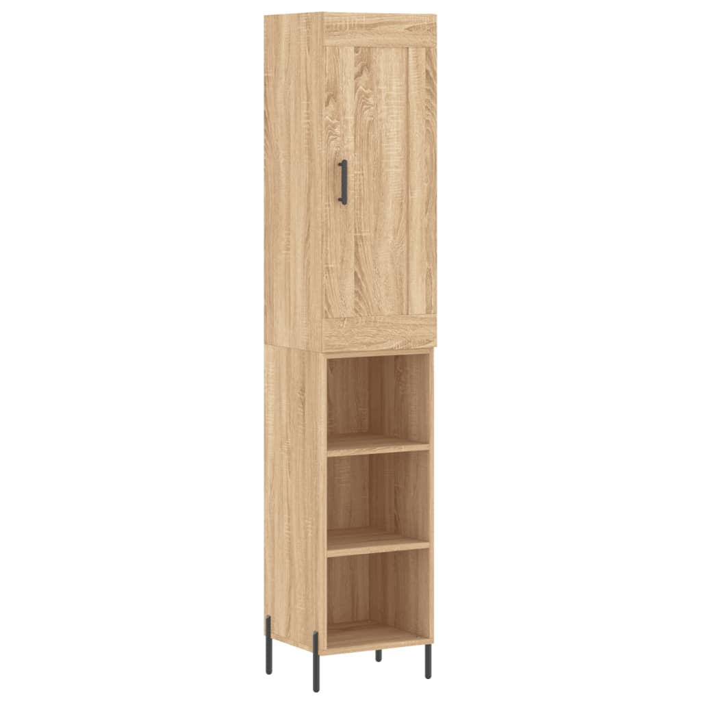 Skap Sonoma Eik 34,5x34x180 cm