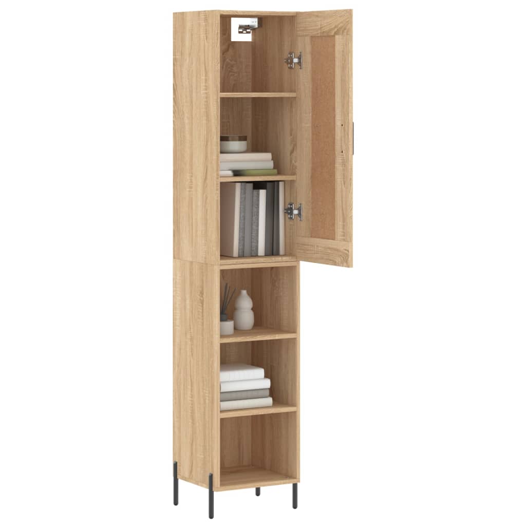 Skap Sonoma Eik 34,5x34x180 cm