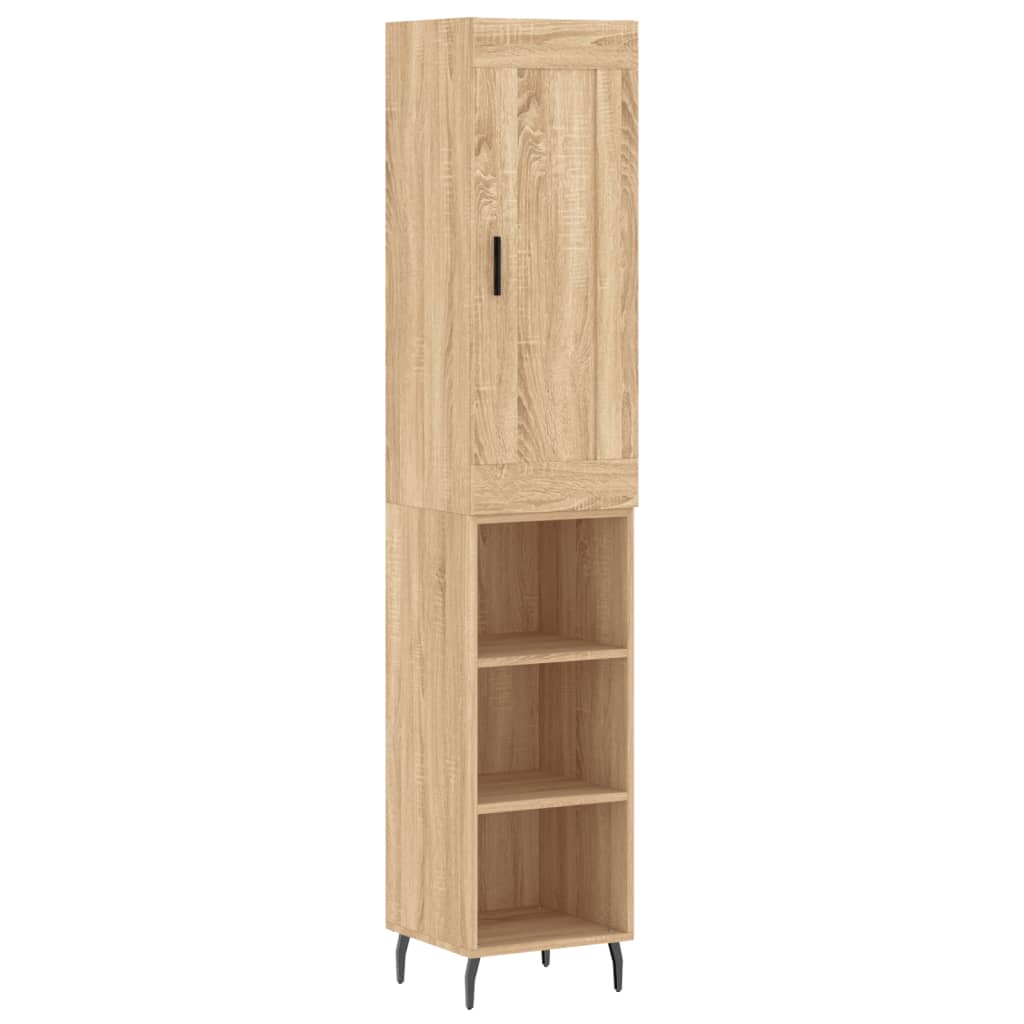 Skap Sonoma Eik 34,5x34x180 cm