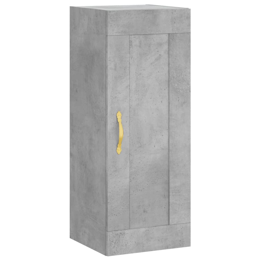 Skap Betonggrå 34,5x34x180 cm