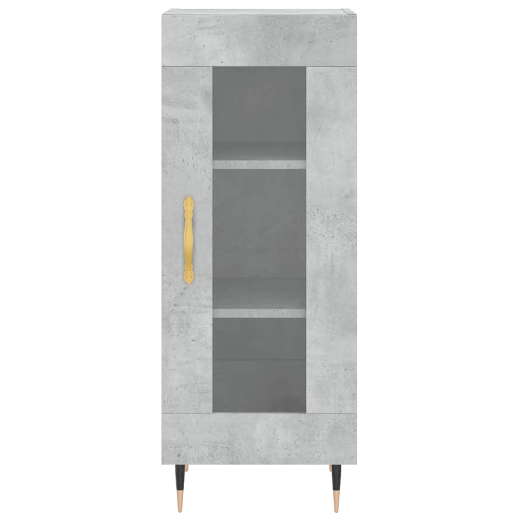 Skap Betonggrå 34,5x34x180 cm