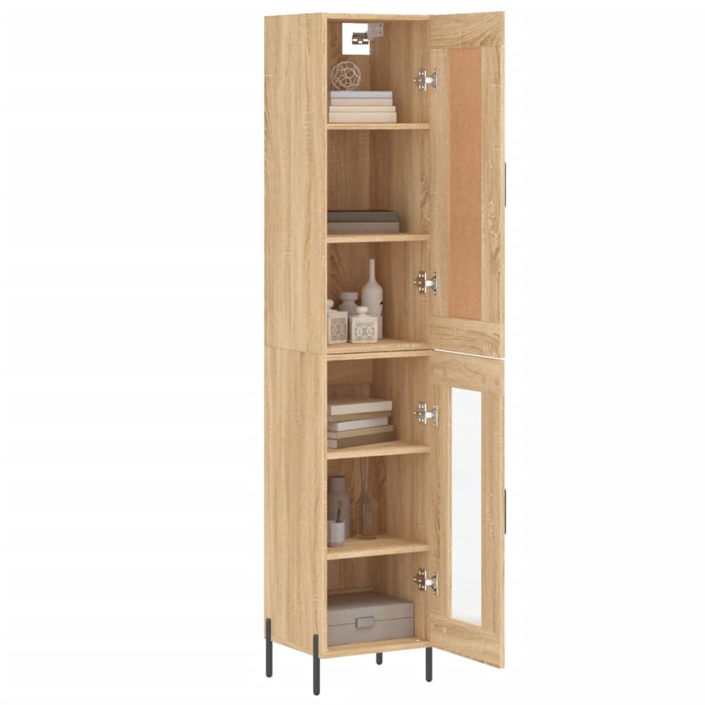Skap Sonoma Eik 34,5x34x180 cm