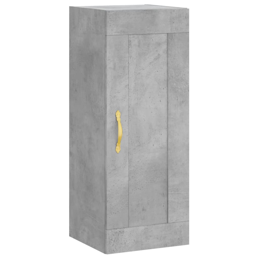 Skap Betonggrå 34,5x34x180 cm