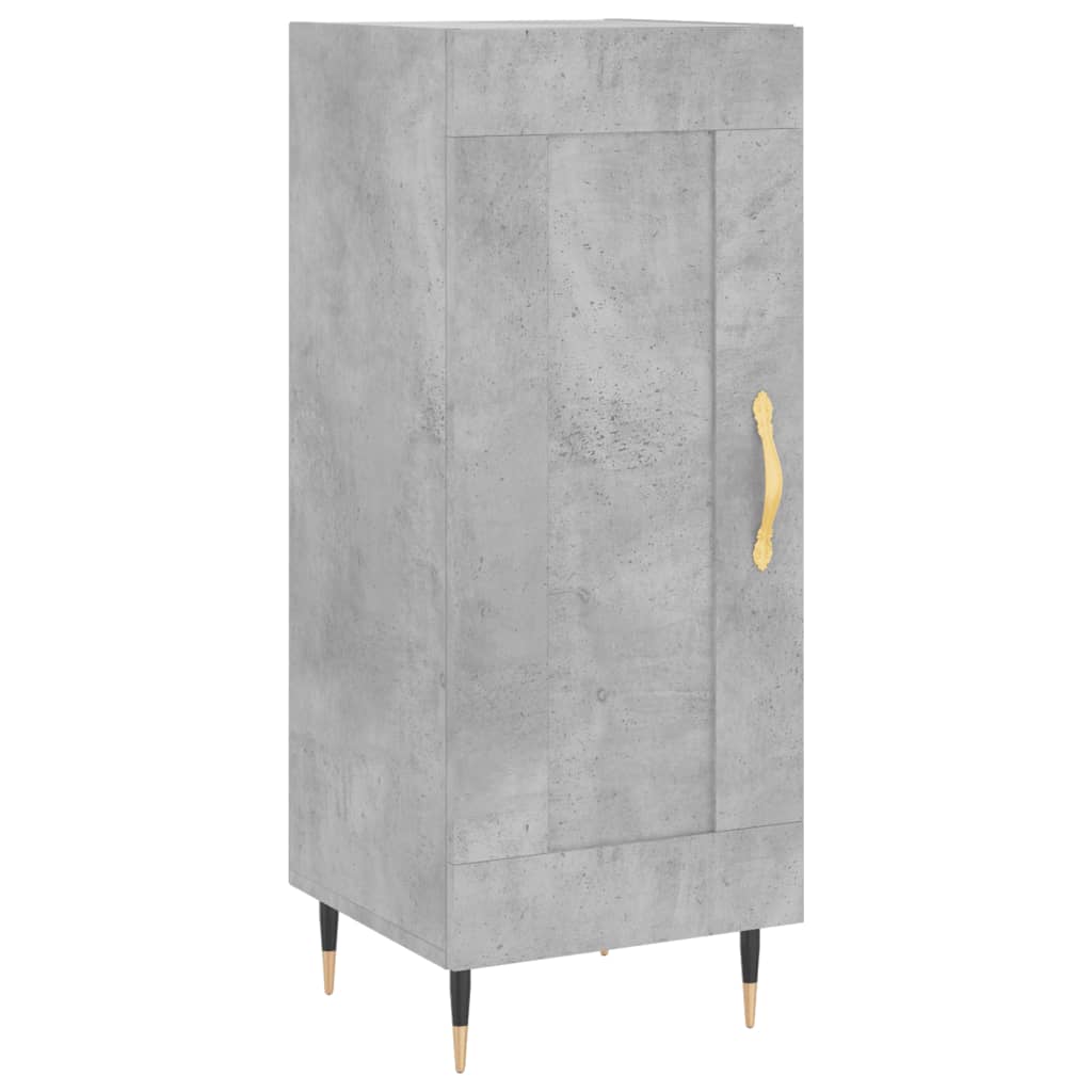 Skap Betonggrå 34,5x34x180 cm
