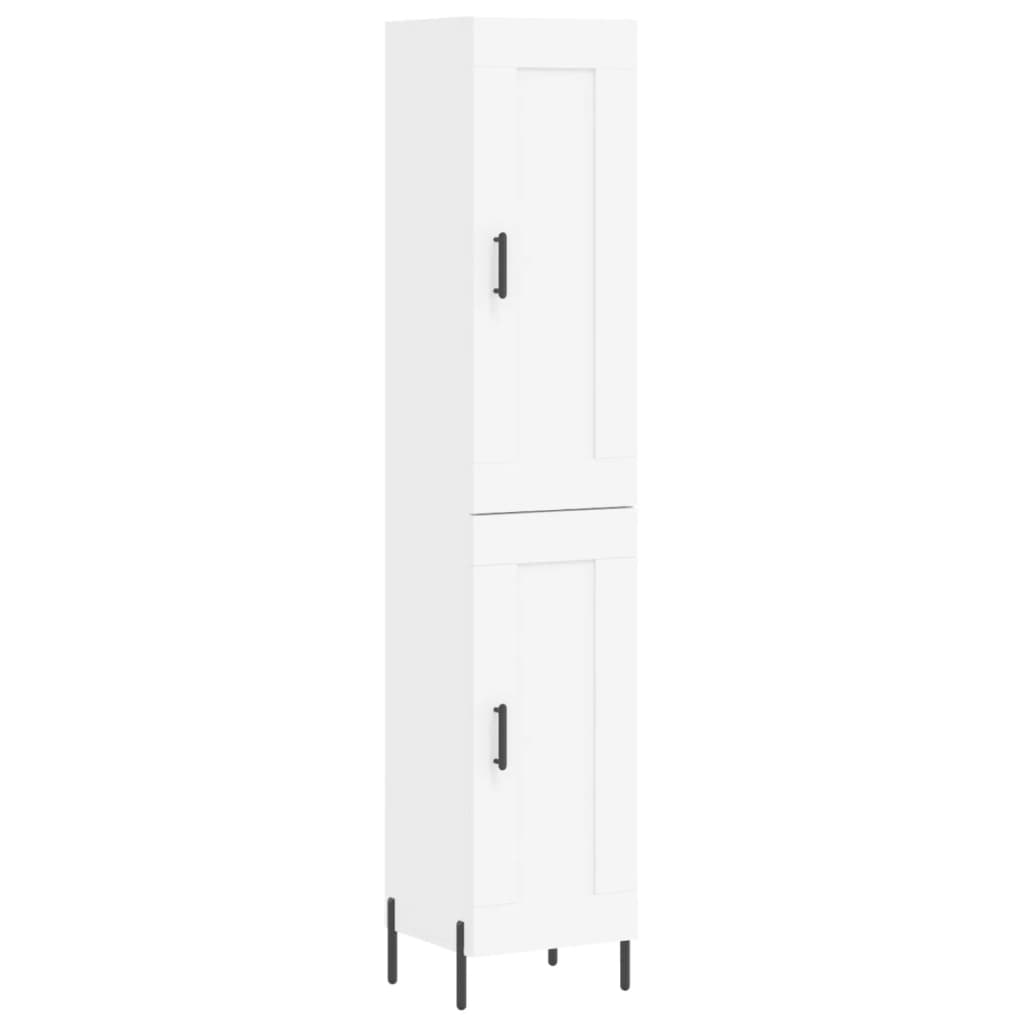 Skap Hvit 34,5x34x180 cm