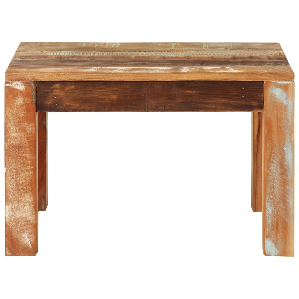 Salongbord Sofabord Tre 55x55x35 cm gjenvunnet heltre