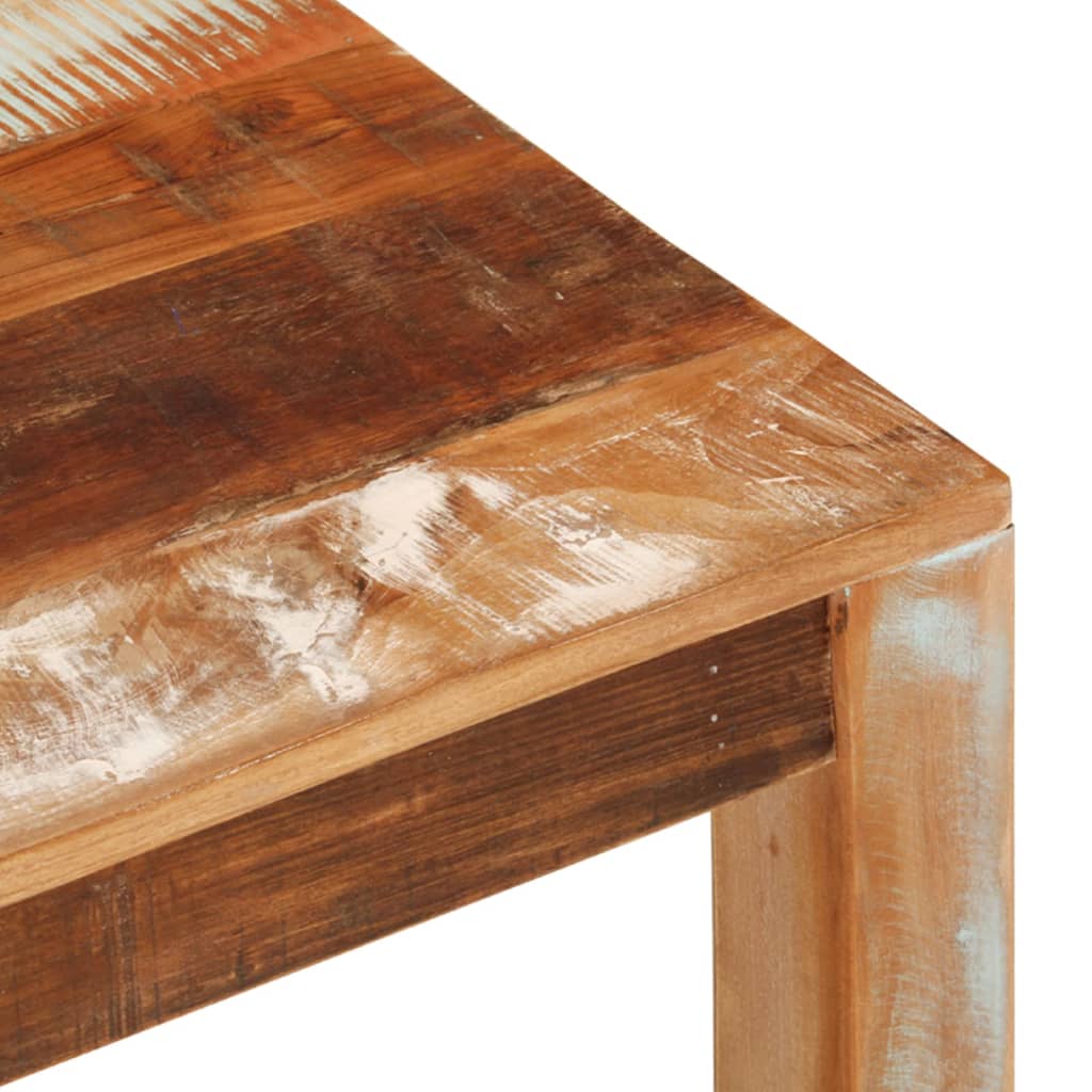 Salongbord Sofabord Tre 55x55x35 cm gjenvunnet heltre