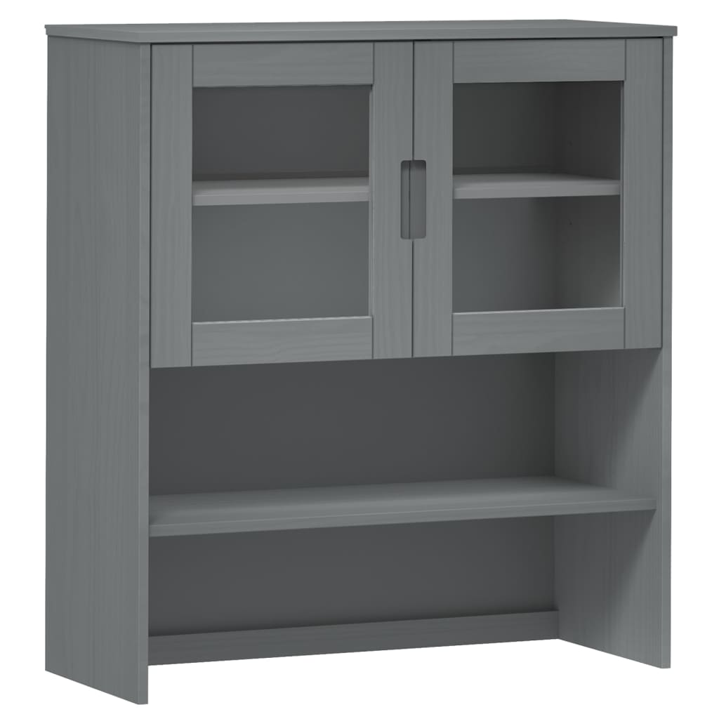 Skjenk Grå topp MOLDE Grå 90x35x100 cm heltre furu