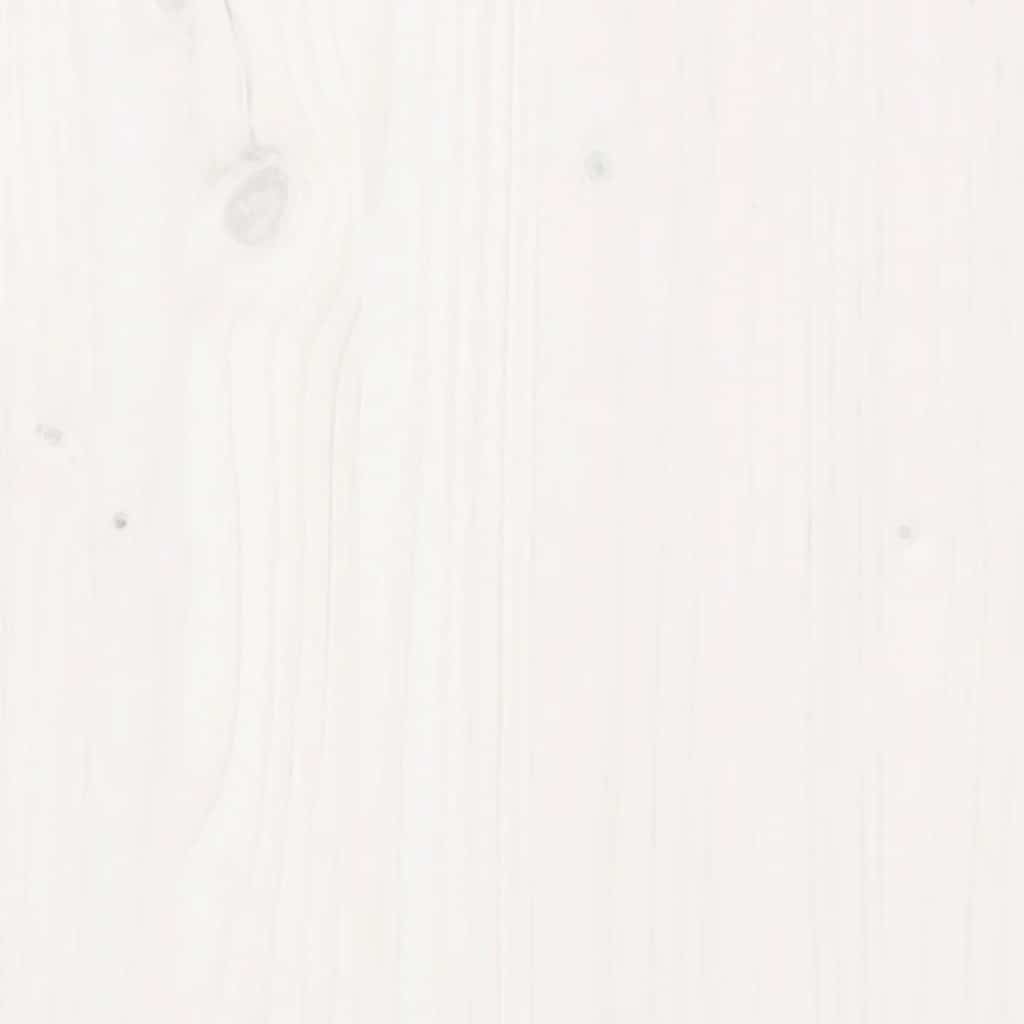 Skjenk Hvit 164x37x68 cm heltre furu