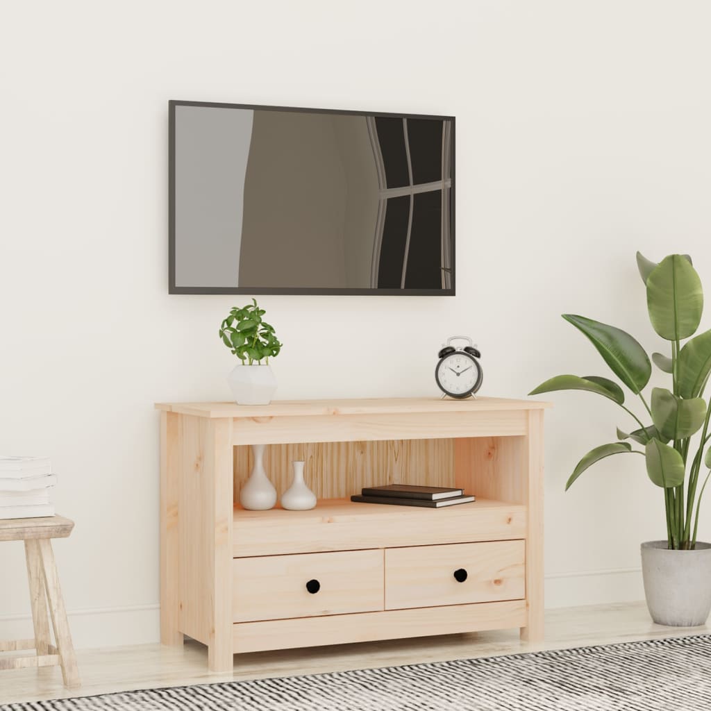TV-Møbel Tre TV-benk 79x35x52 cm heltre furu