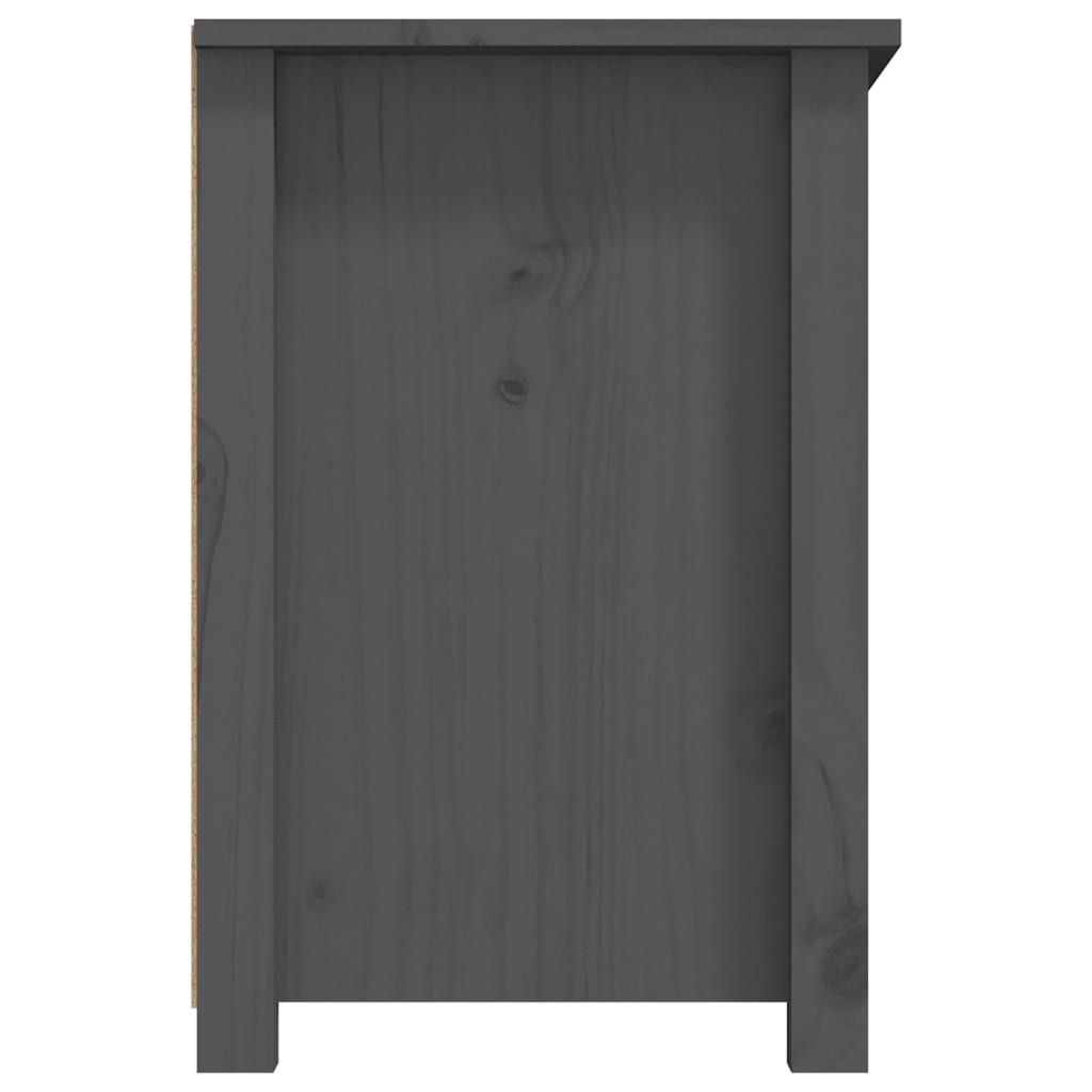 TV-Møbel Grå TV-benk 79x35x52 cm heltre furu