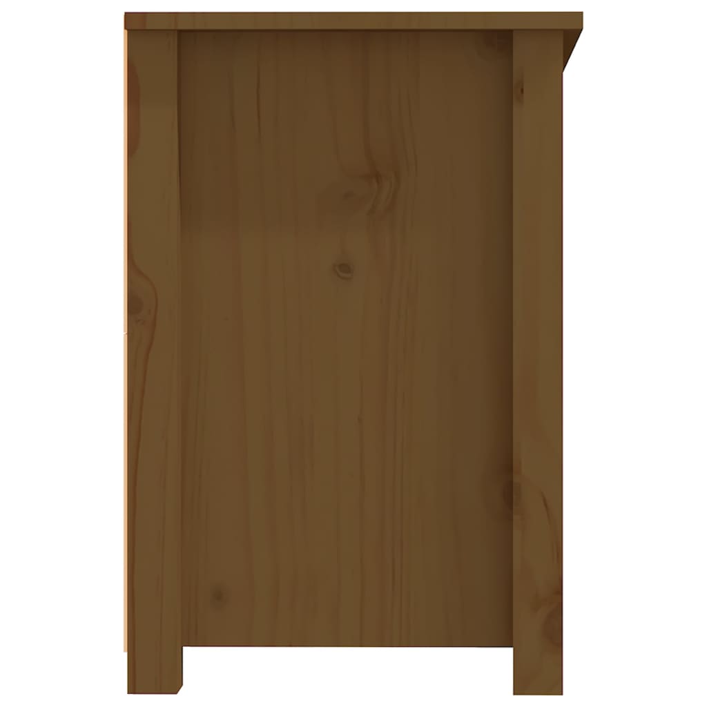 TV-Møbel Honningbrun TV-benk 114x35x52 cm heltre furu