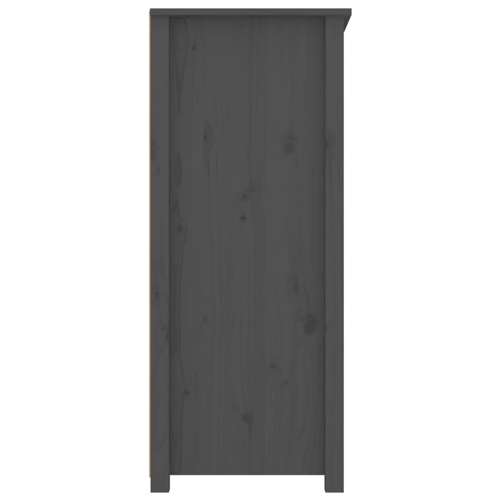 Skjenk grå 83x41,5x100 cm heltre furu
