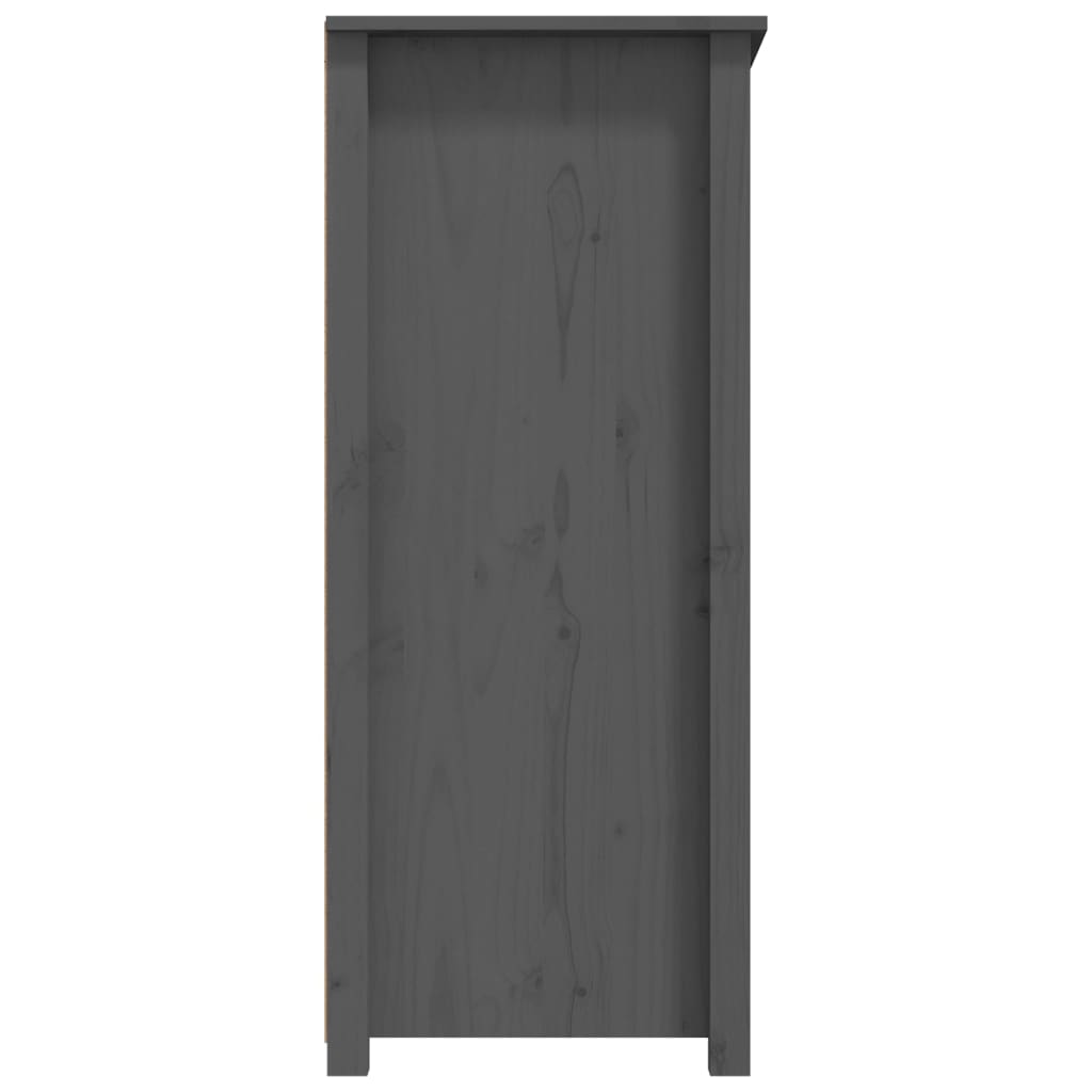 Skjenk Grå 83x41,5x100 cm heltre furu