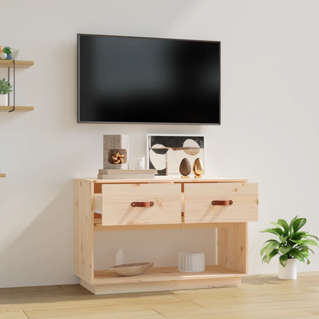 TV-Møbel Tre TV-benk 90x40x60 cm heltre furu