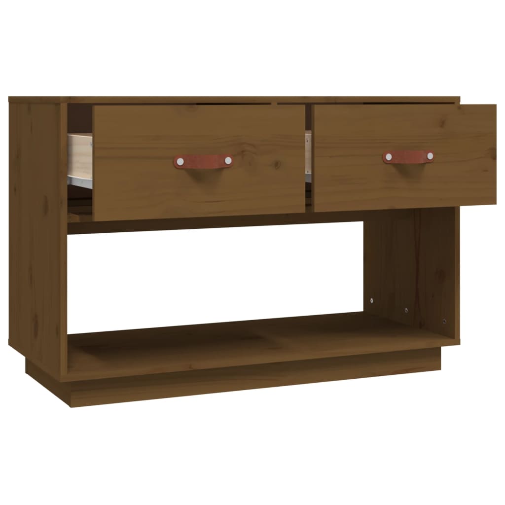 TV-Møbel Honningbrun TV-benk 90x40x60 cm heltre furu
