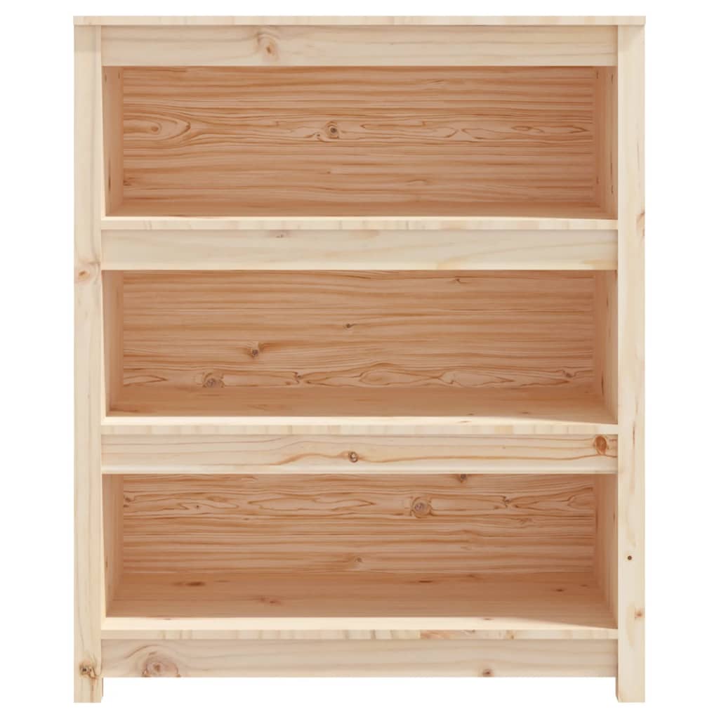 Bokhylle Tre 80x35x97 cm heltre furu