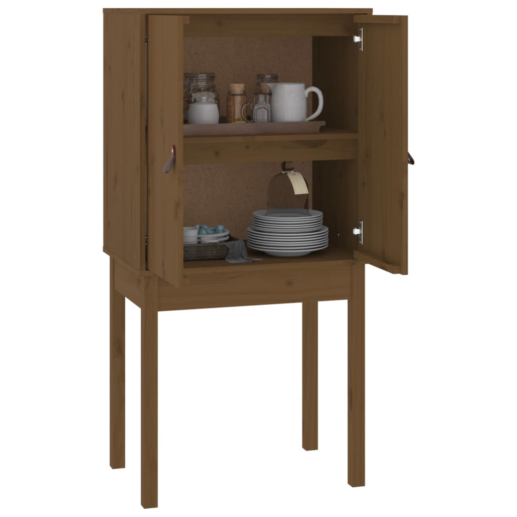 Skap Tre Honningbrun 60x40x120 cm heltre furu