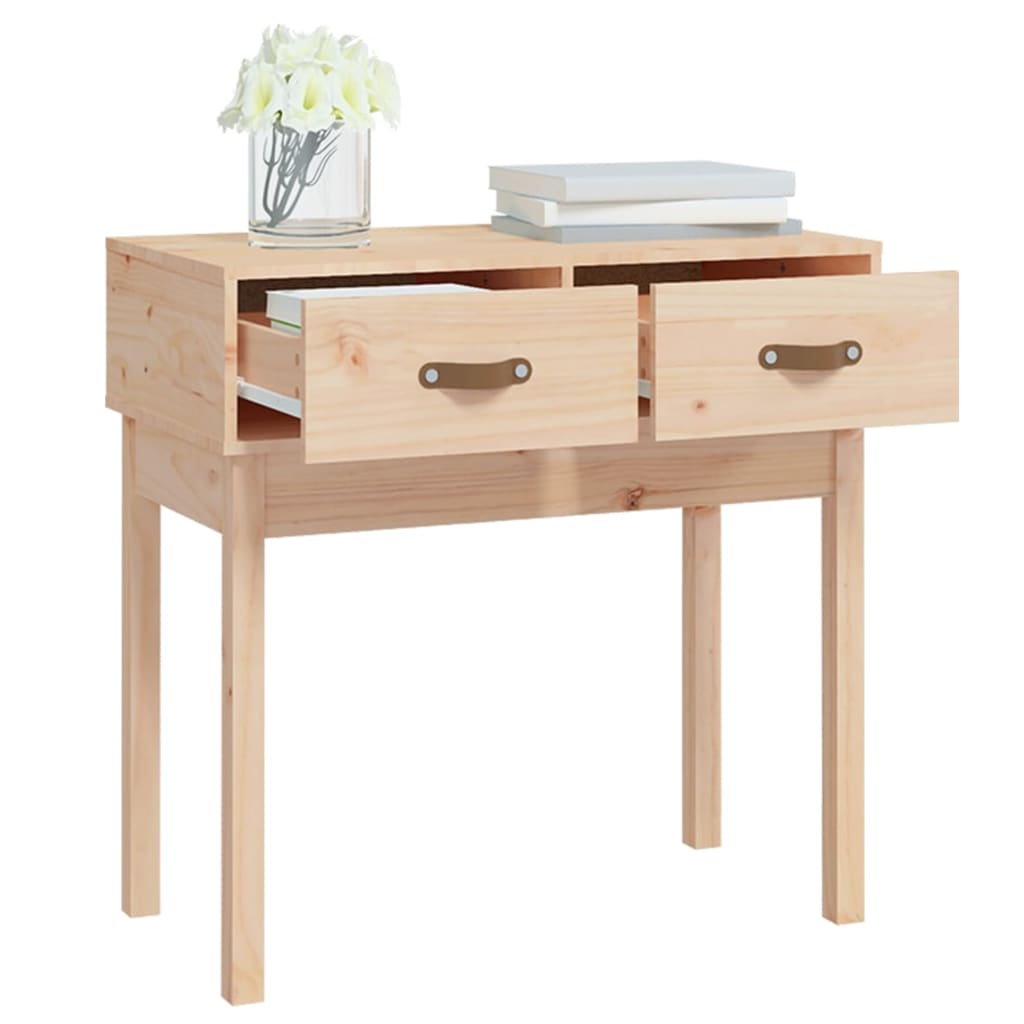Avlastningsbord Konsollbord Tre 76,5x40x75 cm heltre furu