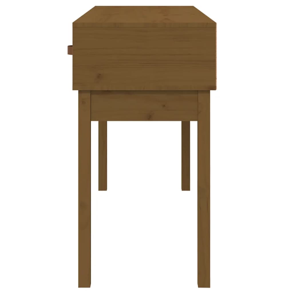 Avlastningsbord Konsollbord Tre Honningbrun 114x40x75 cm heltre furu