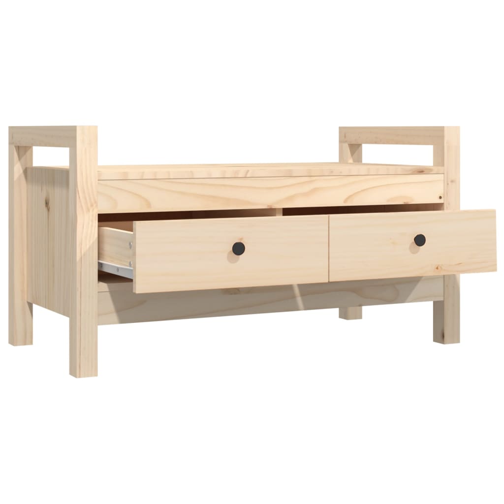 Sittebenk Gangbenk 80x40x43 cm heltre furu