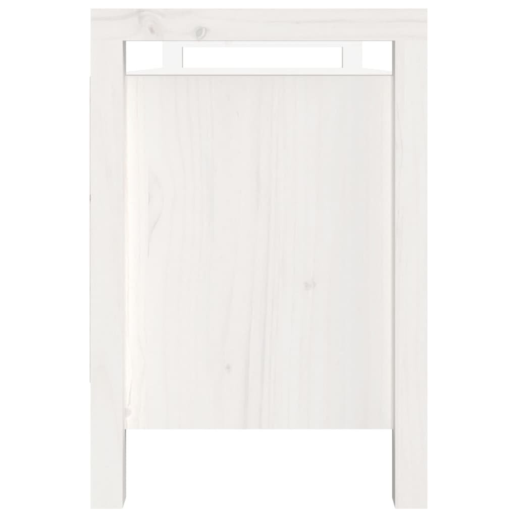 Sittebenk Gangbenk hvit 110x40x60 cm heltre furu
