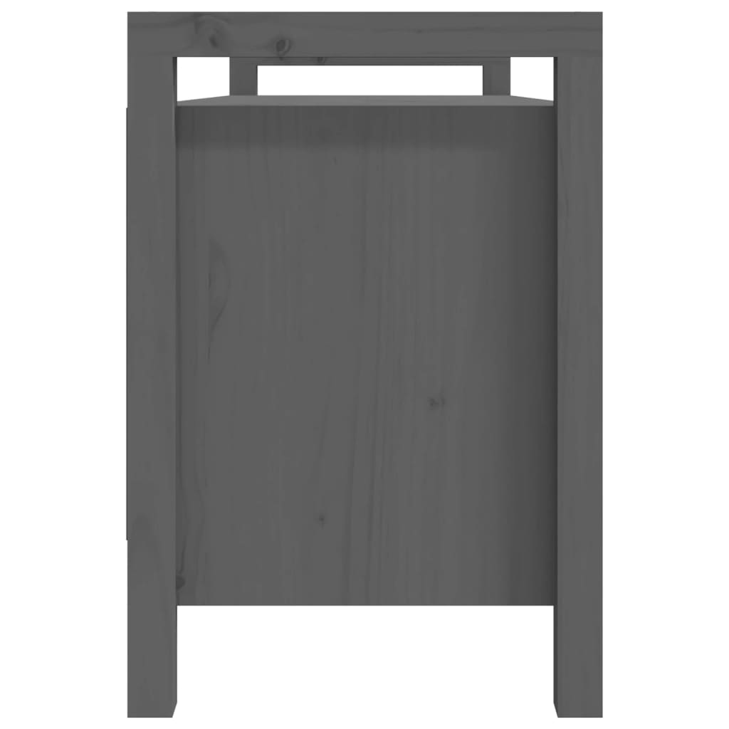 Sittebenk Gangbenk Grå 110x40x60 cm heltre furu