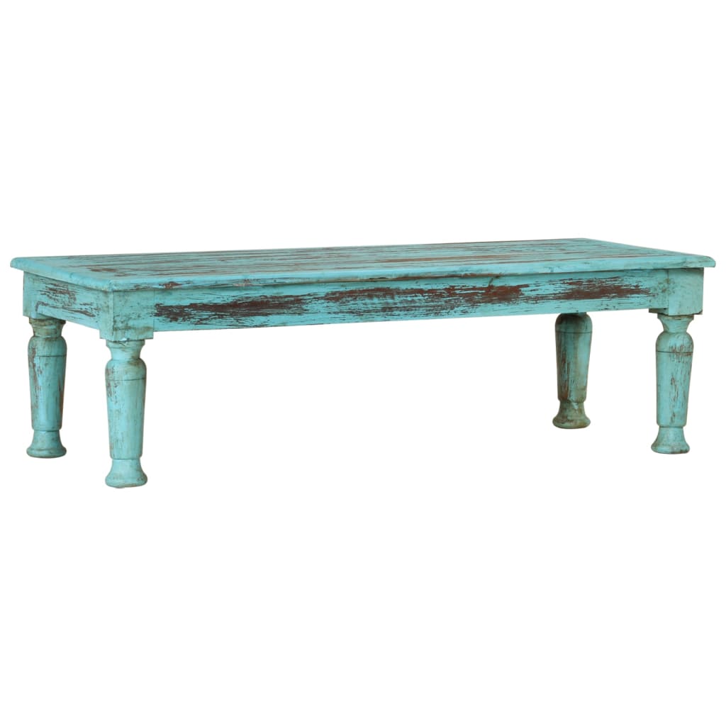Salongbord Sofabord Tre 110x50x34 cm gjenvunnet heltre