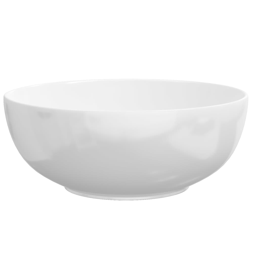 Baderomsvask 44x17 cm keramikk rund Hvit