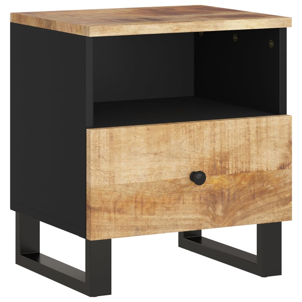 Nattbord Sengbord Tre Heltre mango og