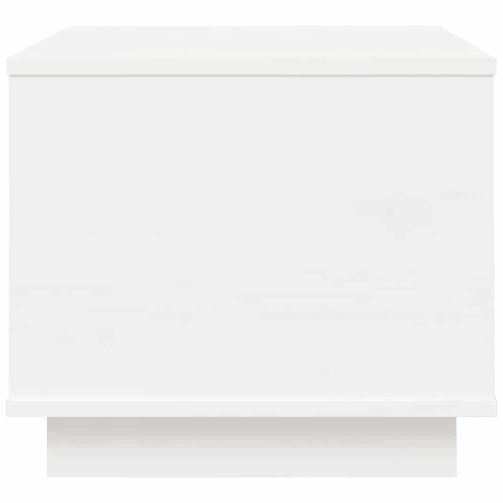 Salongbord Sofabord Hvit 40x50x35 cm heltre furu