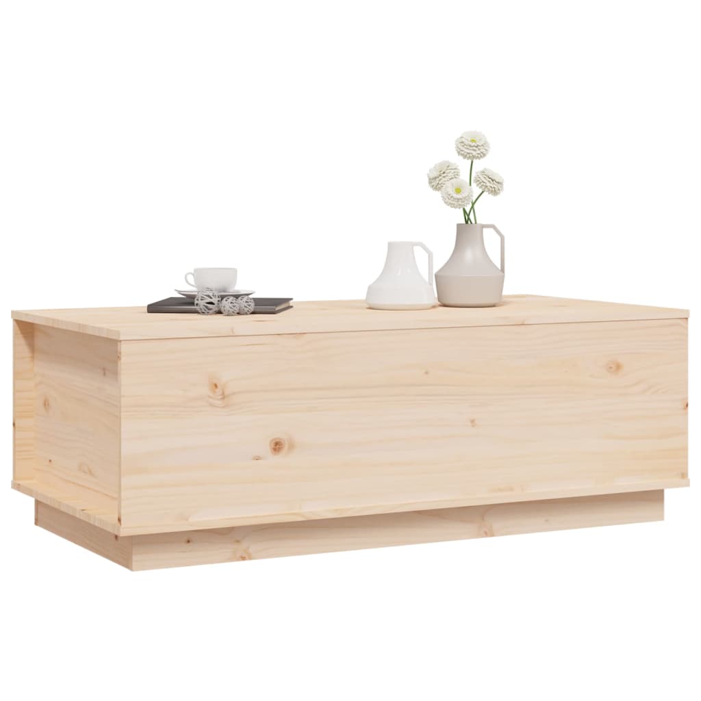 Salongbord Sofabord Tre 100x50x35 cm heltre furu