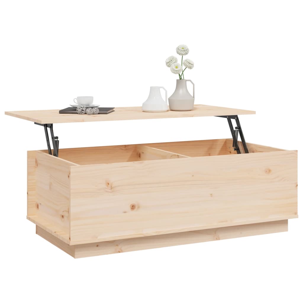 Salongbord Sofabord Tre 100x50x35 cm heltre furu