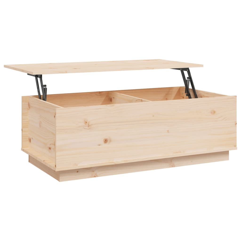 Salongbord Sofabord Tre 100x50x35 cm heltre furu