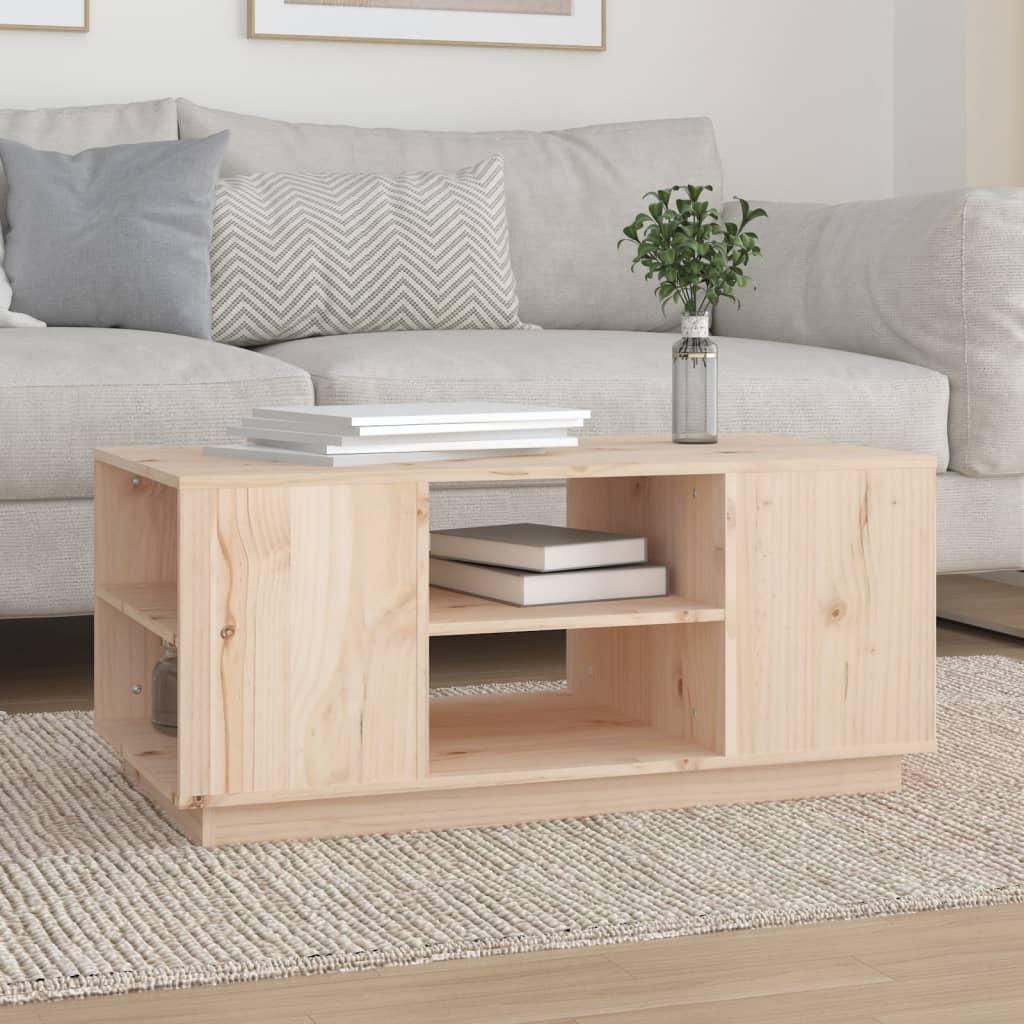 Salongbord Sofabord Tre heltre furu 90x49x40,5 cm