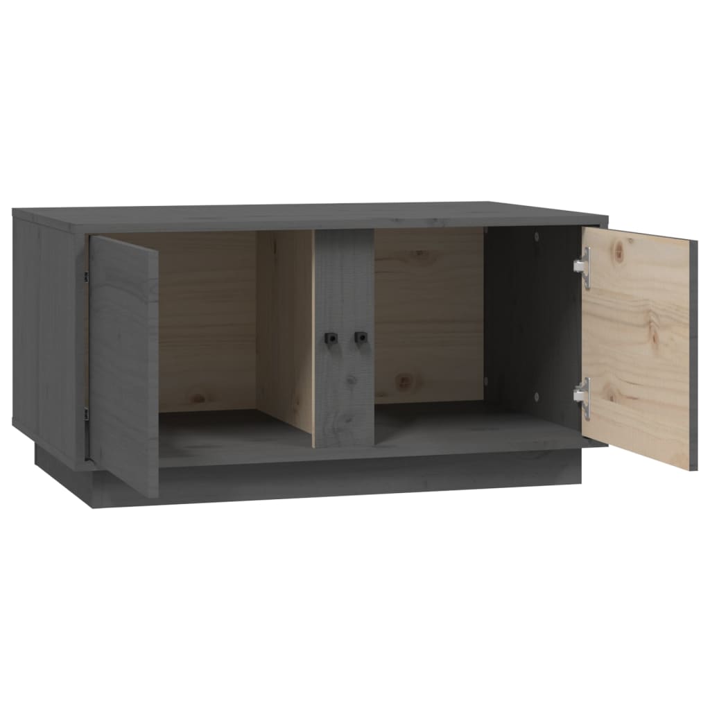Salongbord Sofabord Grå 80x50x40 cm heltre furu