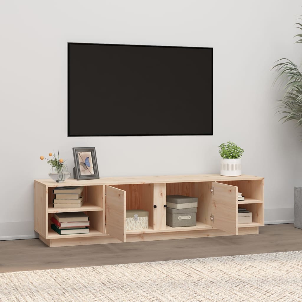 TV-Møbel Tre TV-benk heltre furu 156x40x40 cm