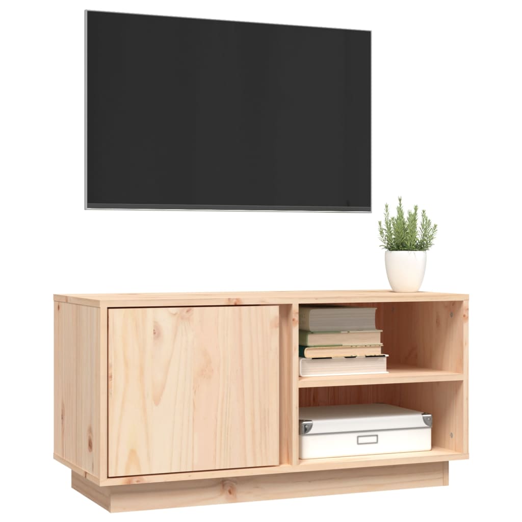 TV-Møbel Tre Tv-benk 80x35x40,5 cm heltre furu
