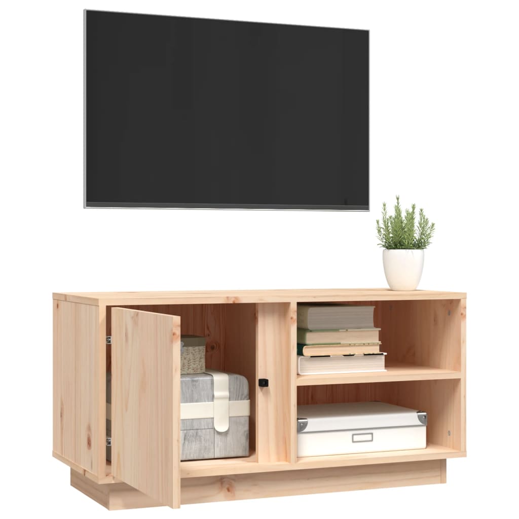 TV-Møbel Tre Tv-benk 80x35x40,5 cm heltre furu