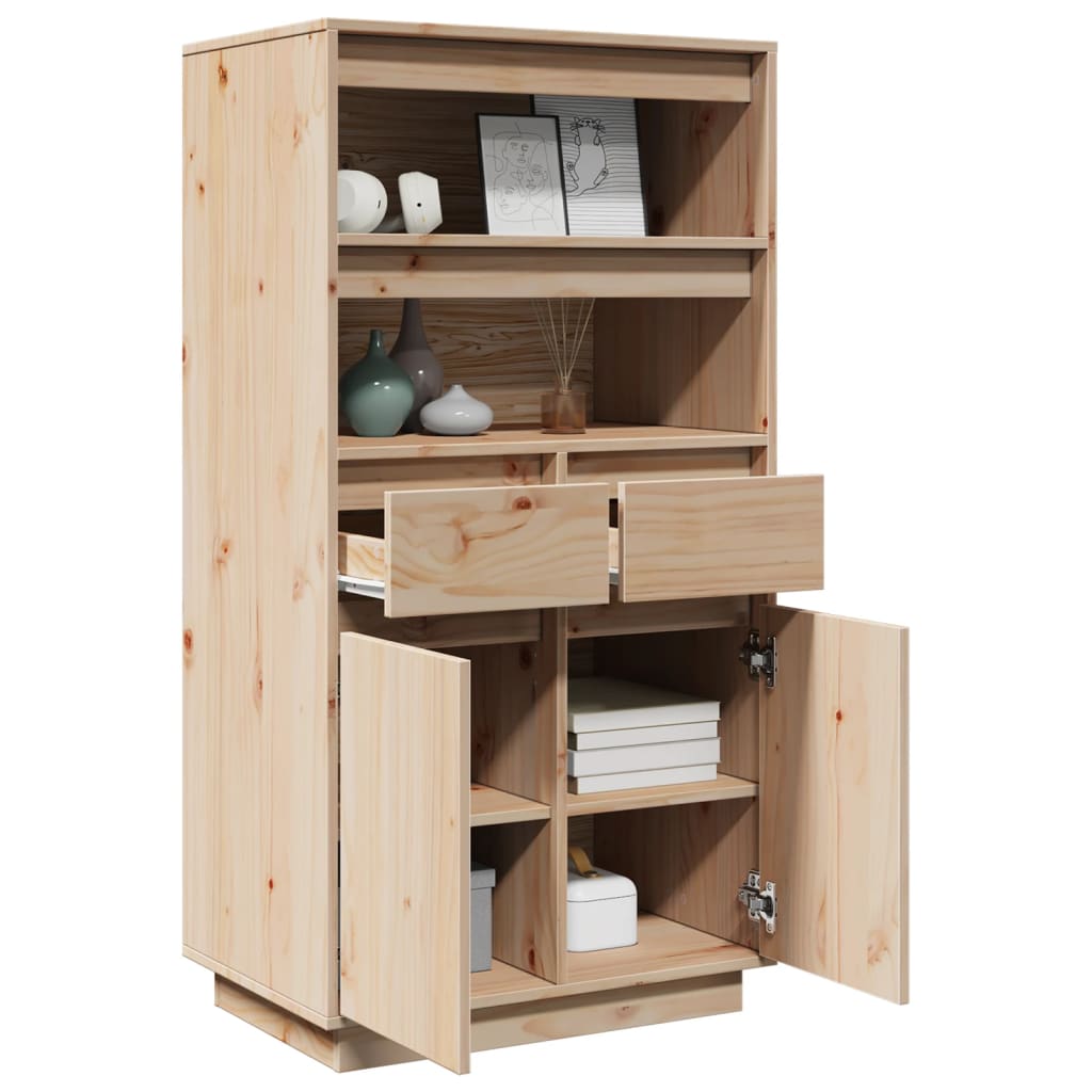Skap heltre furu 60x40x116,5 cm