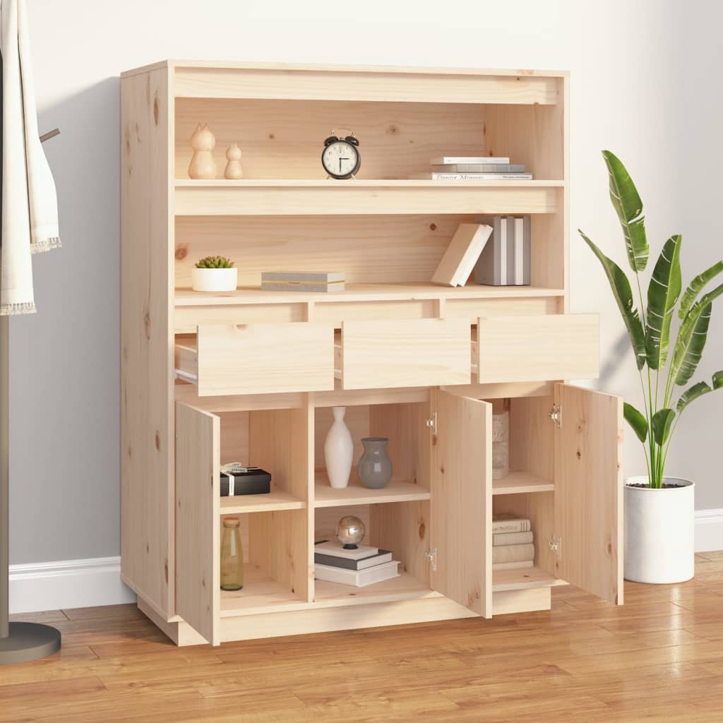 Skap heltre furu 89x40x116,5 cm
