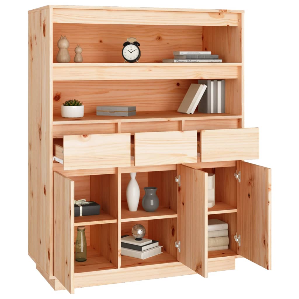 Skap heltre furu 89x40x116,5 cm