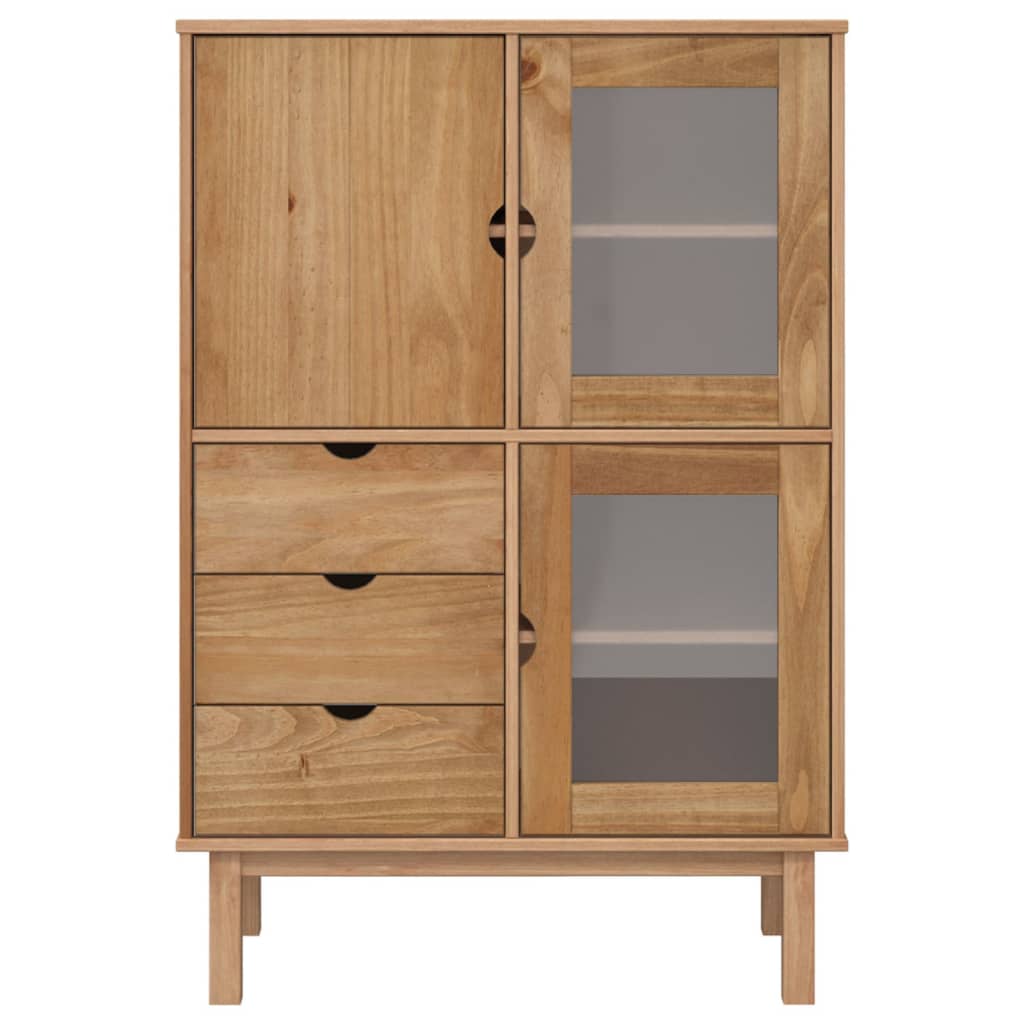 Skap heltre furu OTTA 85x43x125 cm