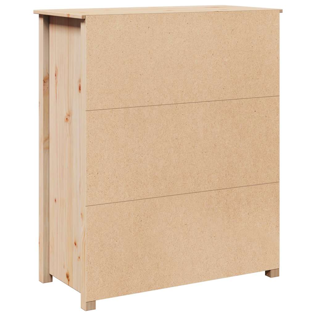 Bokhylle Tre 83x41,5x100 cm heltre furu