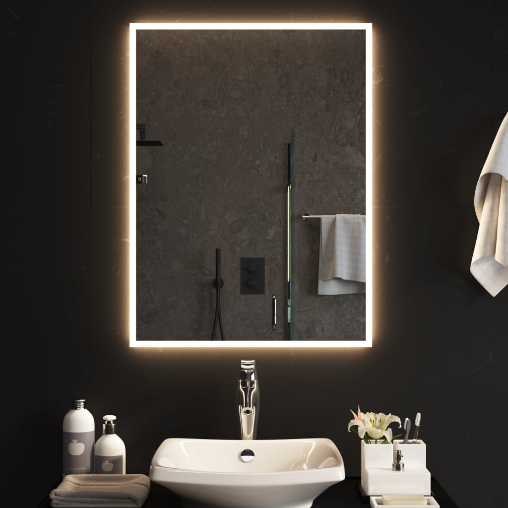 Baderomsspeil med LED 60x80 cm