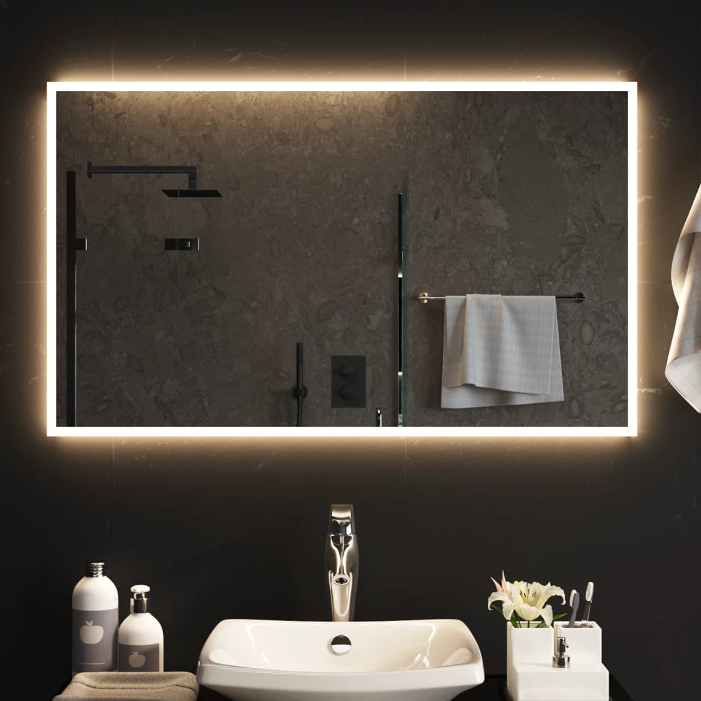 Baderomsspeil med LED 60x100 cm