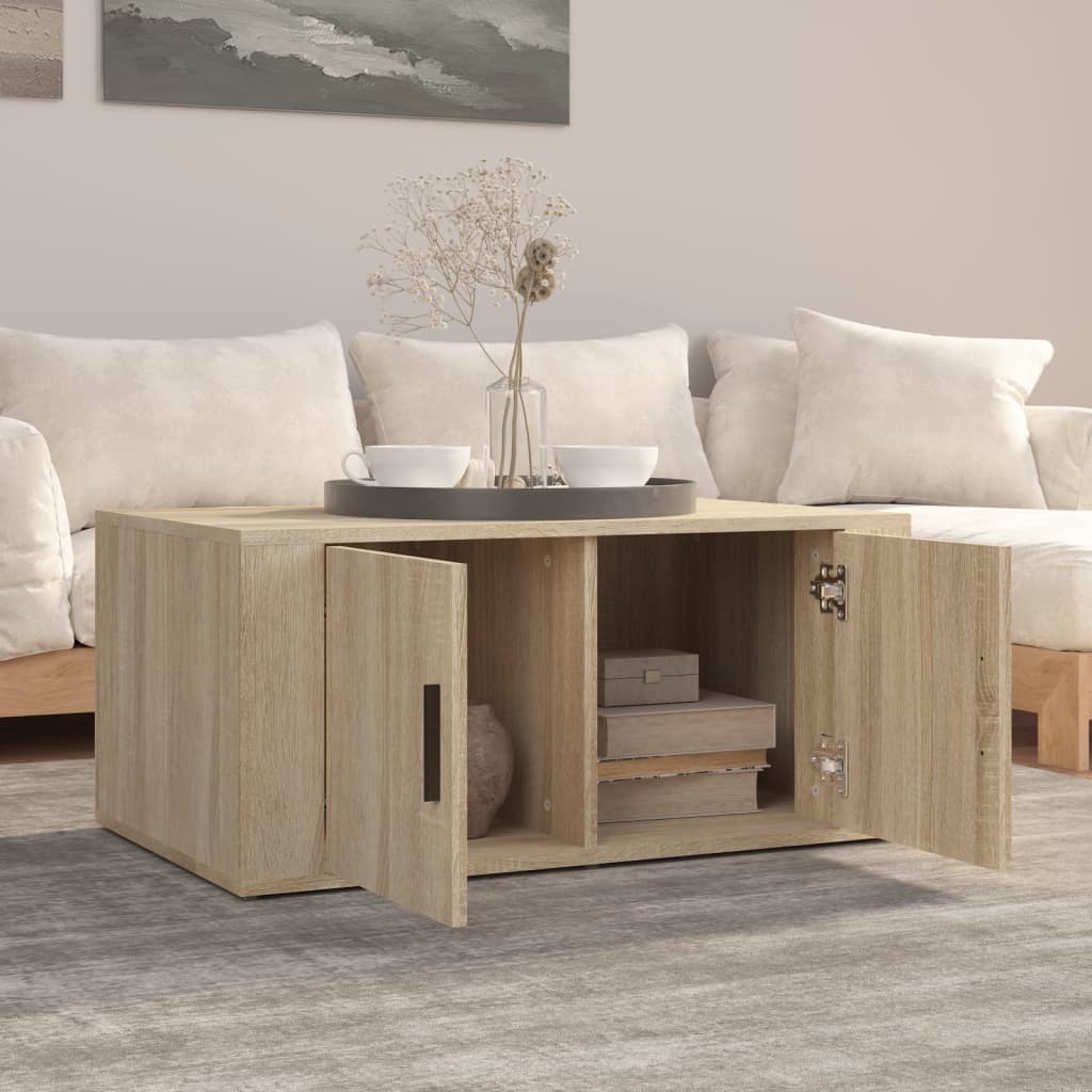 Salongbord Sofabord Sonoma Eik 80x50x36 cm