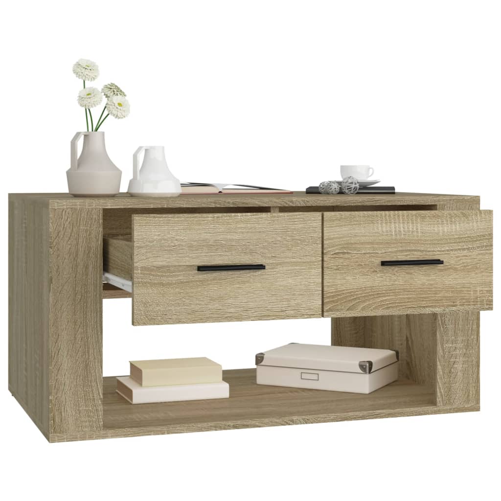 Salongbord Sofabord Sonoma Eik 80x50x40 cm