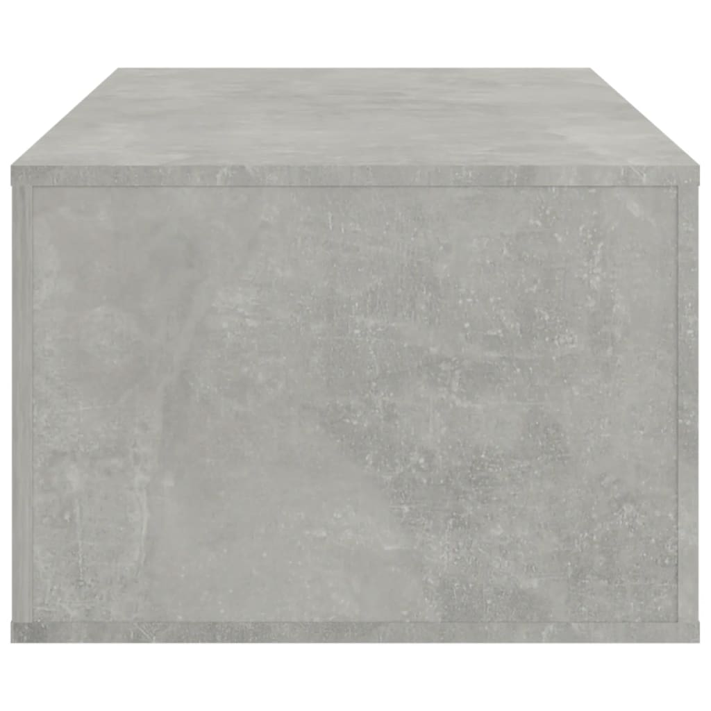 Salongbord Sofabord Betonggrå 100x50,5x35 cm